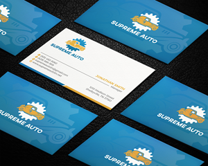 Business Card Design by LAXMI DESIGNHUB for Supreme Auto LLC | Design: #29243234