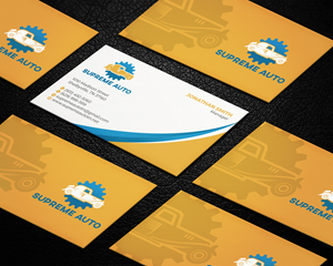 Business Card Design by LAXMI DESIGNHUB for Supreme Auto LLC | Design: #29243236
