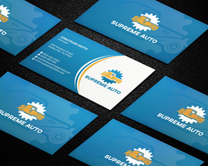 Business Card Design by LAXMI DESIGNHUB for Supreme Auto LLC | Design: #29243247
