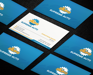 Business Card Design by LAXMI DESIGNHUB for Supreme Auto LLC | Design: #29243248