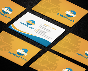 Business Card Design by LAXMI DESIGNHUB for Supreme Auto LLC | Design: #29243249