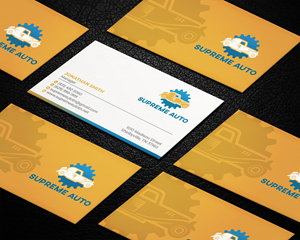Business Card Design by LAXMI DESIGNHUB for Supreme Auto LLC | Design: #29243254