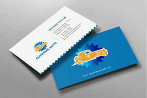 Business Card Design by chandrayaan.creative for Supreme Auto LLC | Design: #29242060