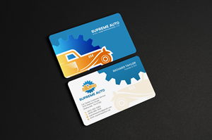 Business Card Design by chandrayaan.creative for Supreme Auto LLC | Design: #29242071
