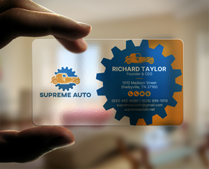 Business Card Design by chandrayaan.creative for Supreme Auto LLC | Design: #29242480