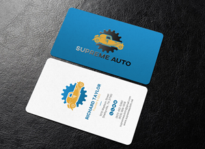 Business Card Design by chandrayaan.creative for Supreme Auto LLC | Design: #29242482