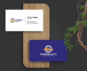 Business Card Design by 3Guys for Supreme Auto LLC | Design: #29245856