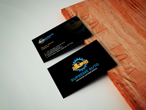 Business Card Design by 3Guys for Supreme Auto LLC | Design: #29245858