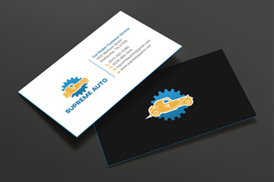 Business Card Design by DesignShout for Supreme Auto LLC | Design: #29256357