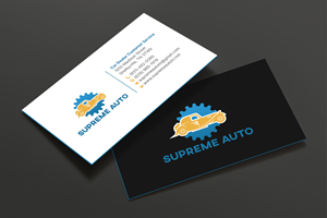 Business Card Design by DesignShout for Supreme Auto LLC | Design: #29256358