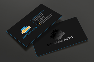 Business Card Design by DesignShout for Supreme Auto LLC | Design: #29256390