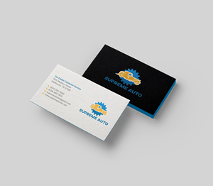 Business Card Design by DesignShout for Supreme Auto LLC | Design: #29256505