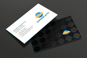 Business Card Design by DesignShout for Supreme Auto LLC | Design: #29256531