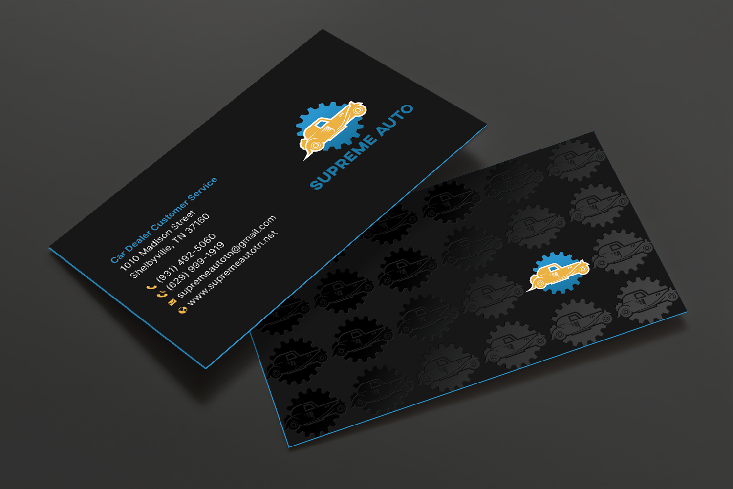 Business Card Design by DesignShout for Supreme Auto LLC | Design #29256532