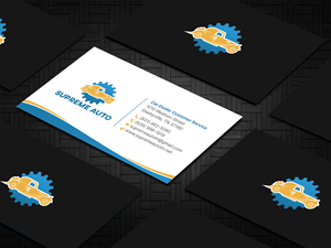 Business Card Design by DesignShout for Supreme Auto LLC | Design: #29256547