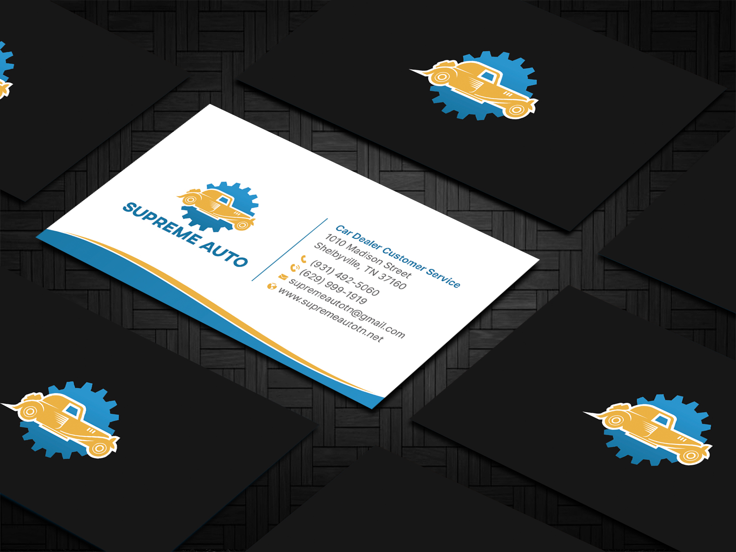 Business Card Design by DesignShout for Supreme Auto LLC | Design #29256549