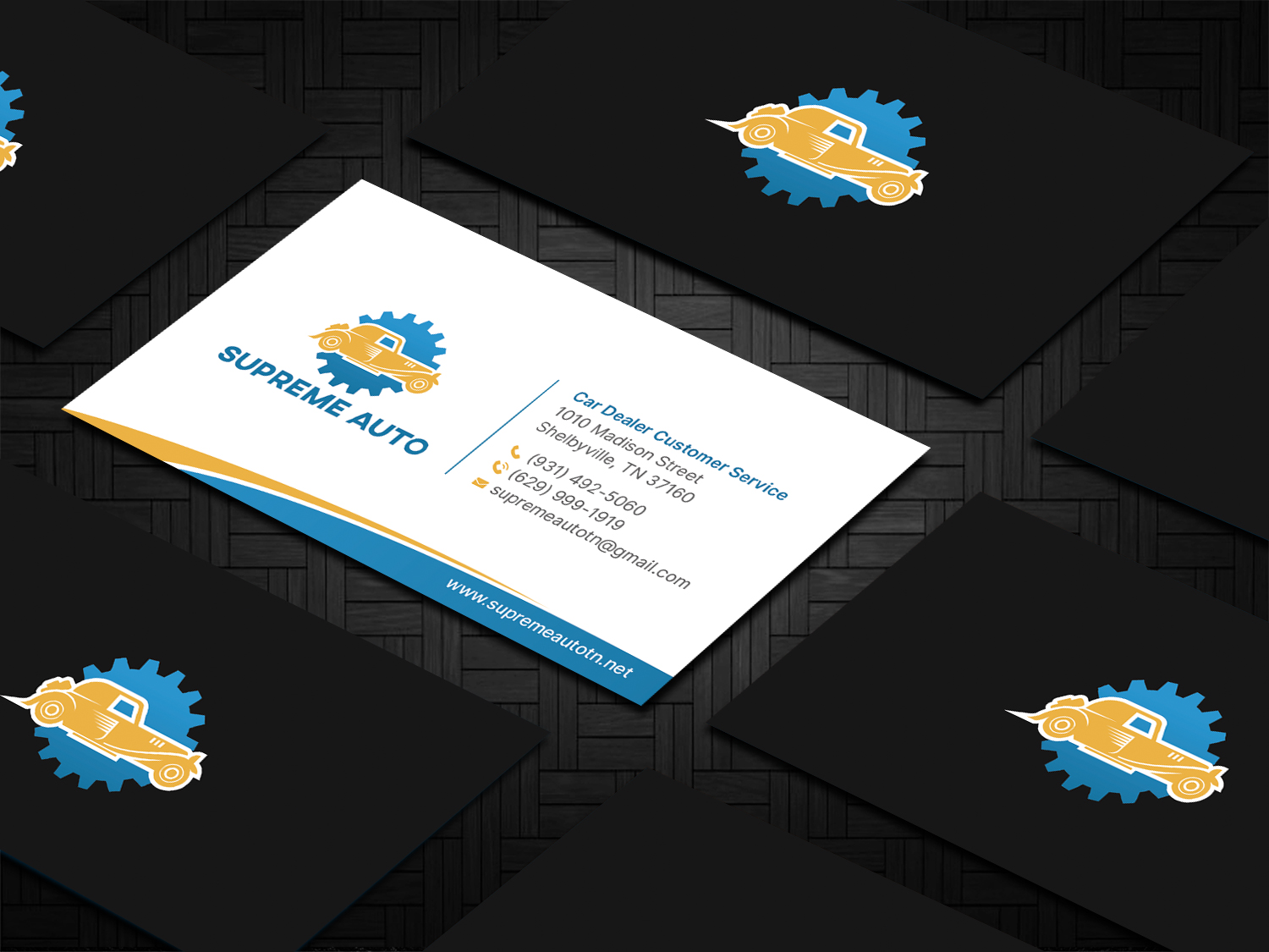 Business Card Design by DesignShout for Supreme Auto LLC | Design #29256611
