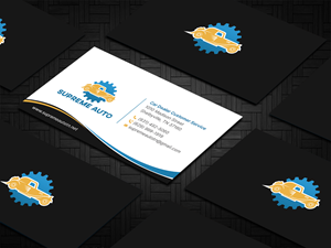 Business Card Design by DesignShout for Supreme Auto LLC | Design: #29256613