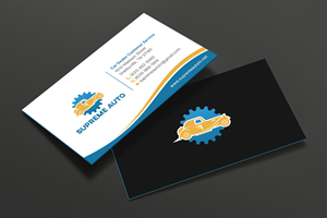 Business Card Design by DesignShout for Supreme Auto LLC | Design: #29256614
