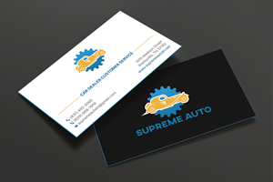Business Card Design by DesignShout for Supreme Auto LLC | Design: #29256808