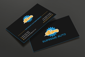 Business Card Design by DesignShout for Supreme Auto LLC | Design: #29256823