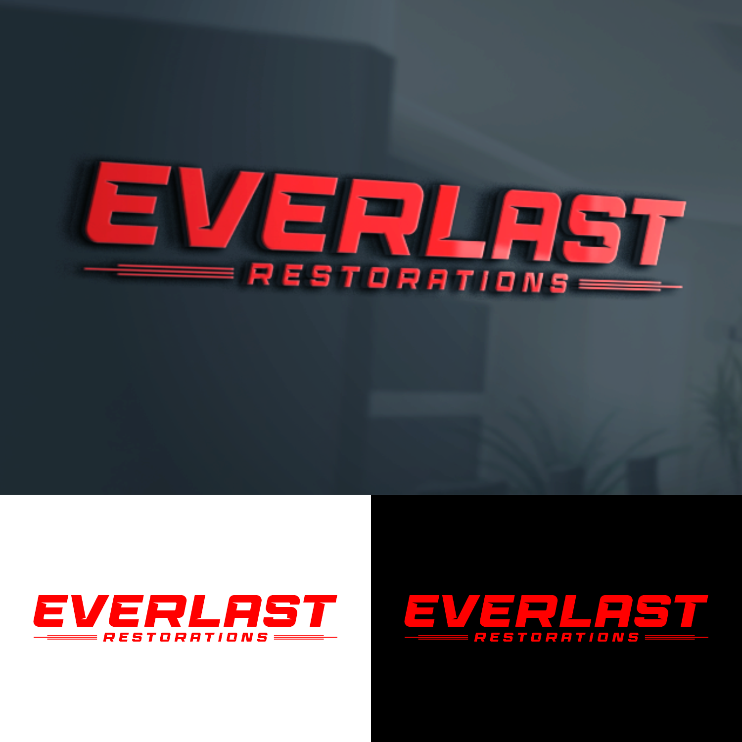 Logo Design by mooi for Everlast restorations  | Design: #29241971