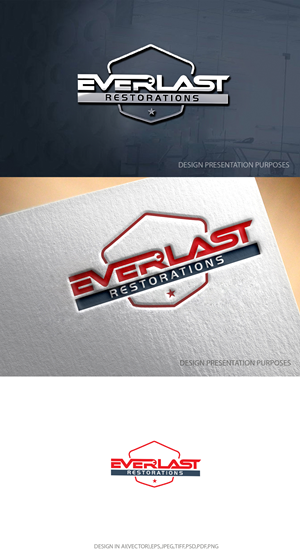 Logo Design by graphicevolution for Everlast restorations  | Design: #29243795
