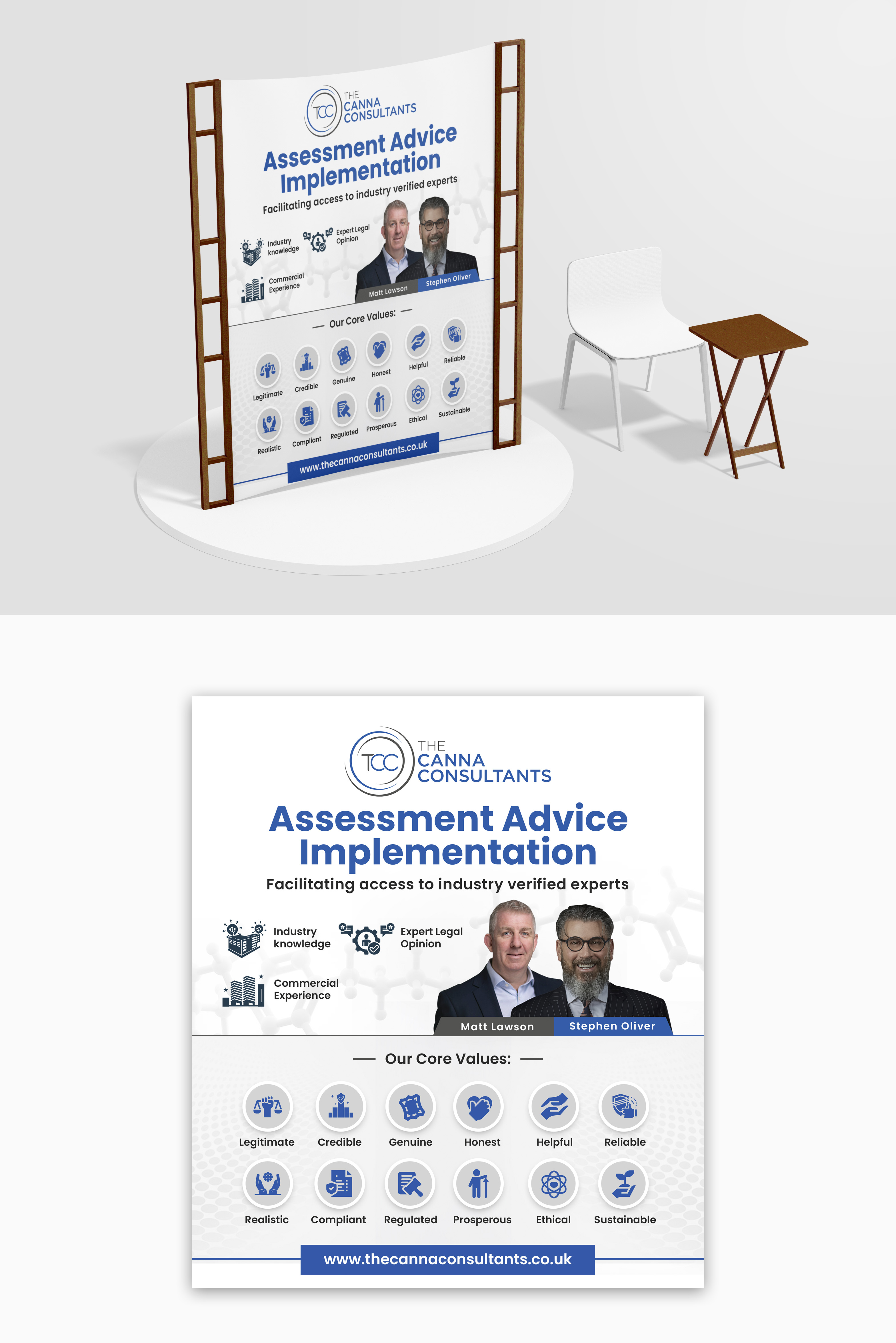 Diseño de Stand de Feria por debdesign para MAST Consuting | Diseño #29265767