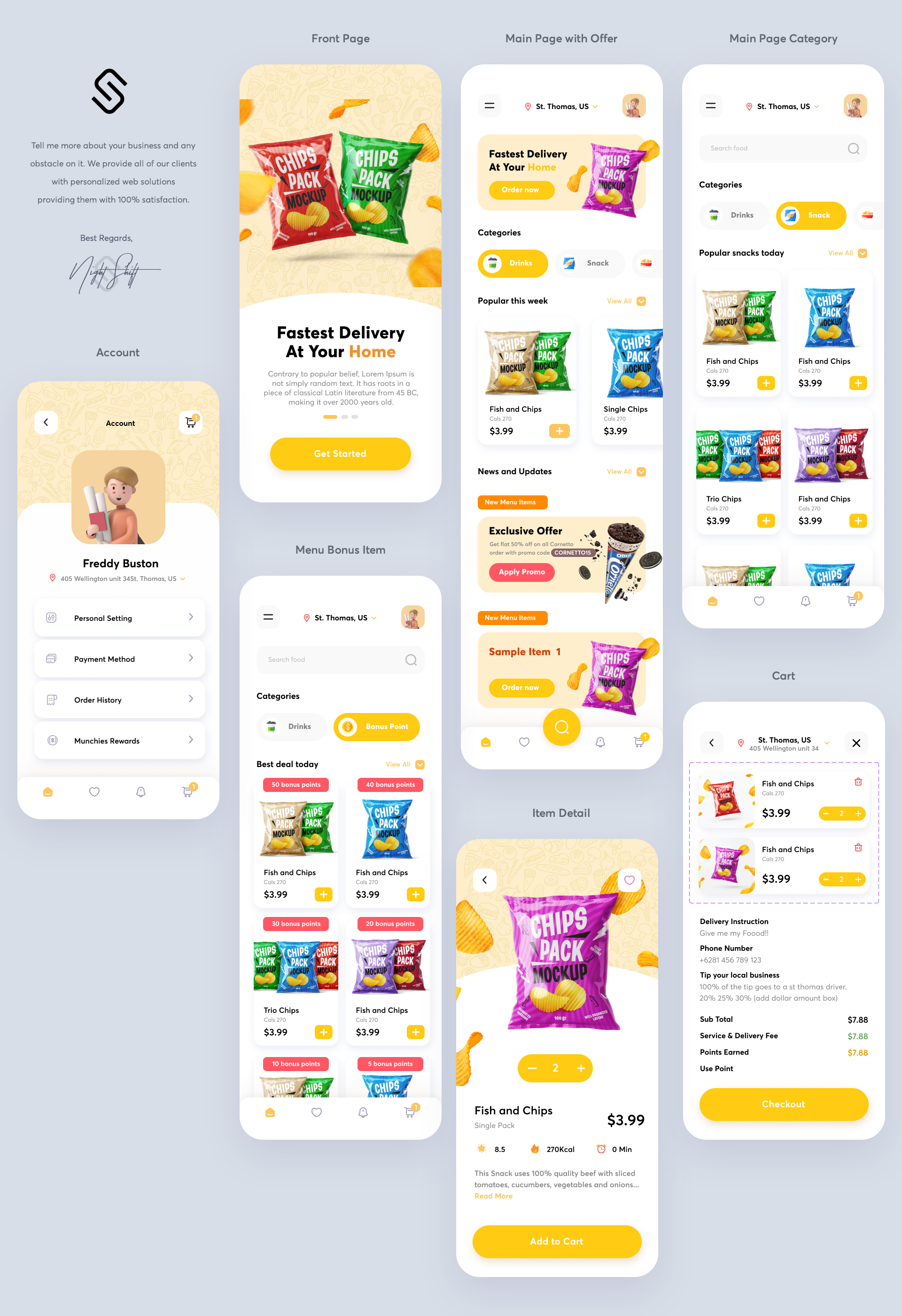 App Design by Night Shift for this project | Design #29380850