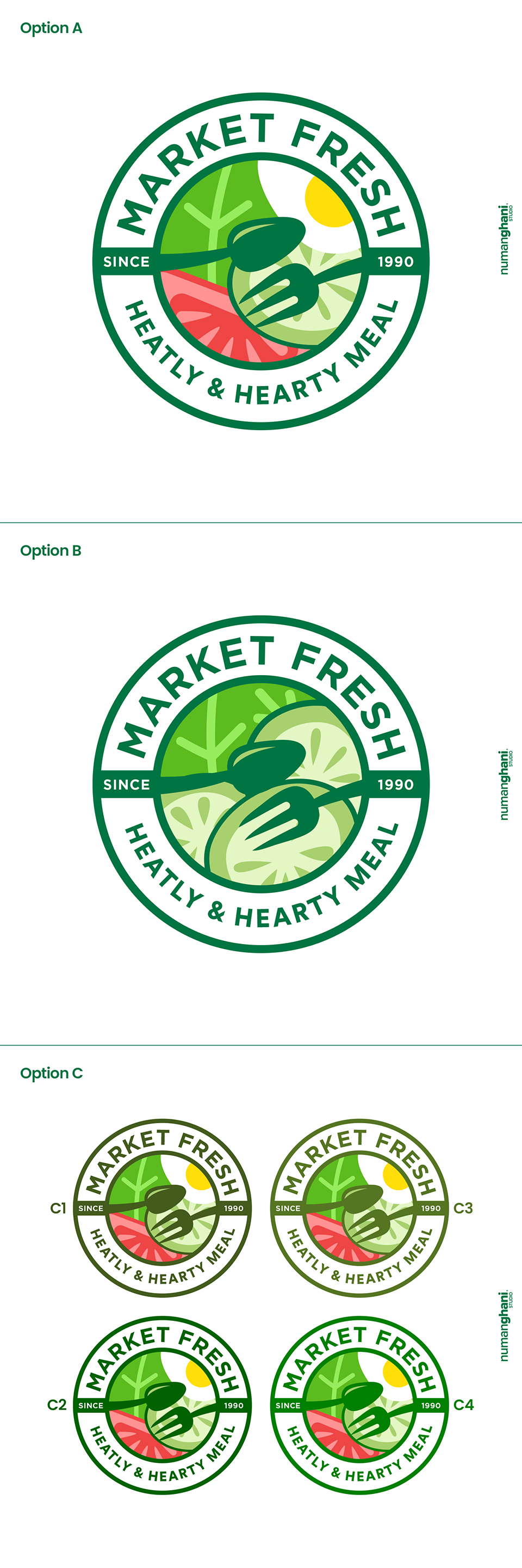 Graphic Design by Numan Ghani Studio for Market Fresh | Design #29266406