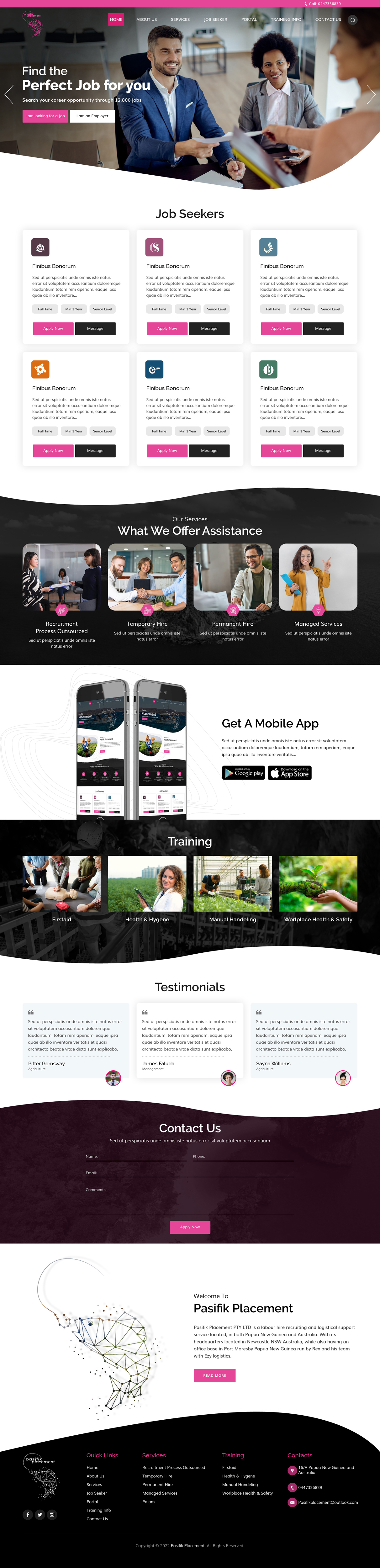 Web Design by sai.designer87 for this project | Design #29289315