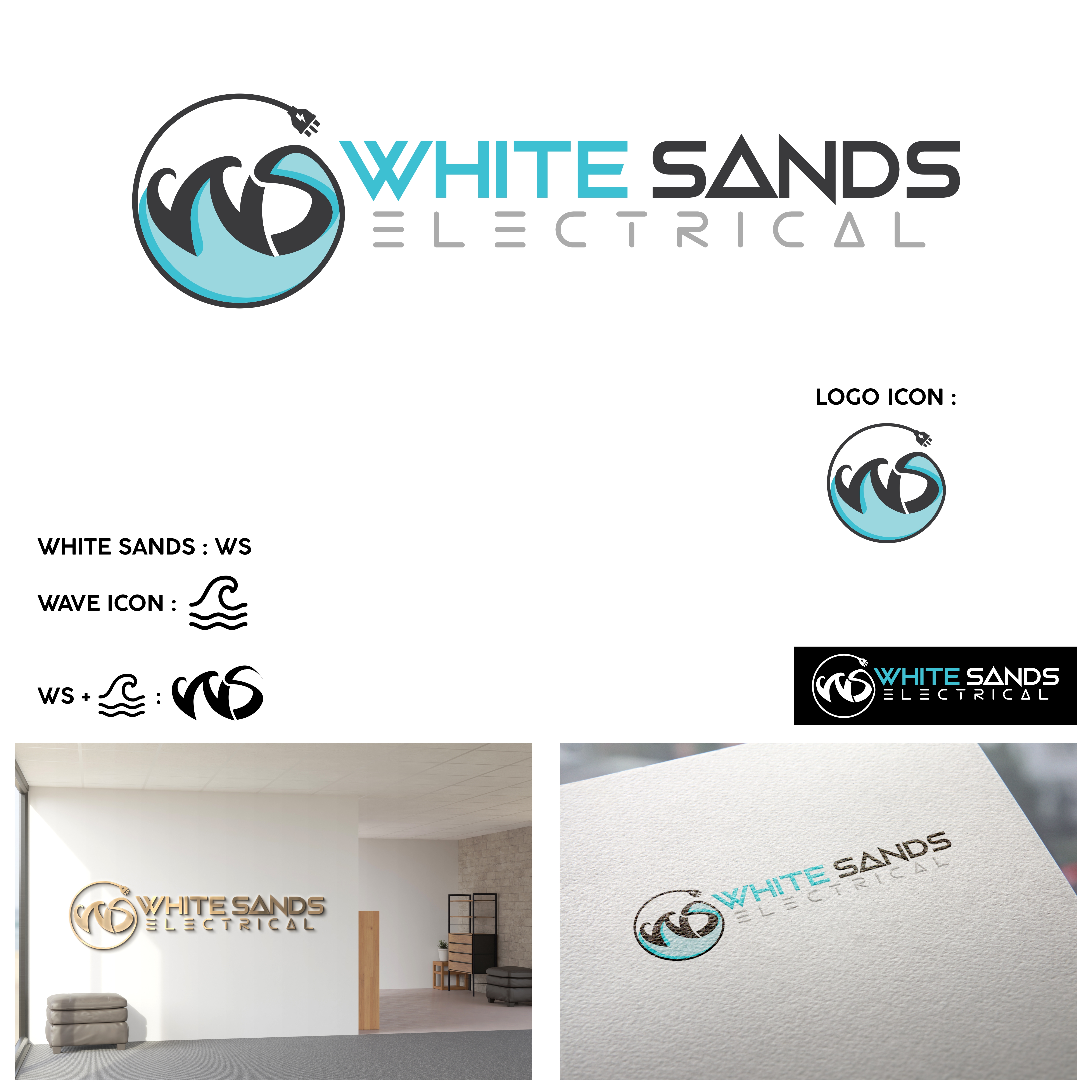 Logo Design by BUTTER work for White Sands Electrical | Design #29268801