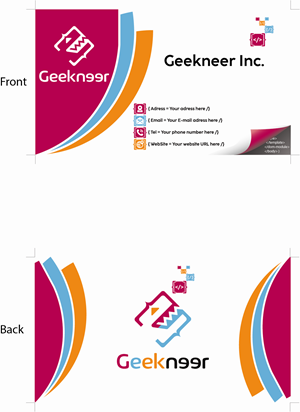 Business Card Design by MAHER TLALET