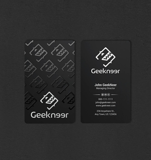 Business Card for a recruitment agency specializing in engineers and geeks. | Business Card Design by INDIAN_Ashok