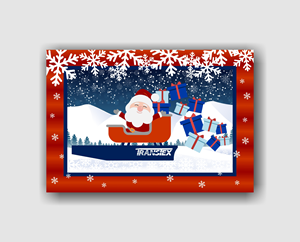 Christmas Card TRANSTEX | Diseño Con Ilustración por filip.jelkic