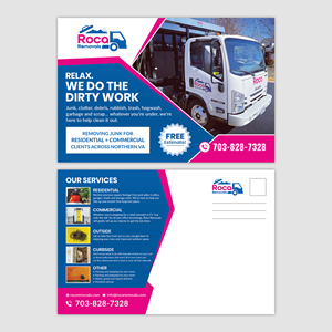 Roca Removals Junk Removal Postcard