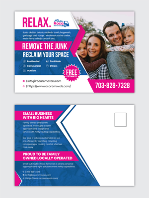 Postcard Design by Merlin Studio for Roca Removals | Design: #29266851