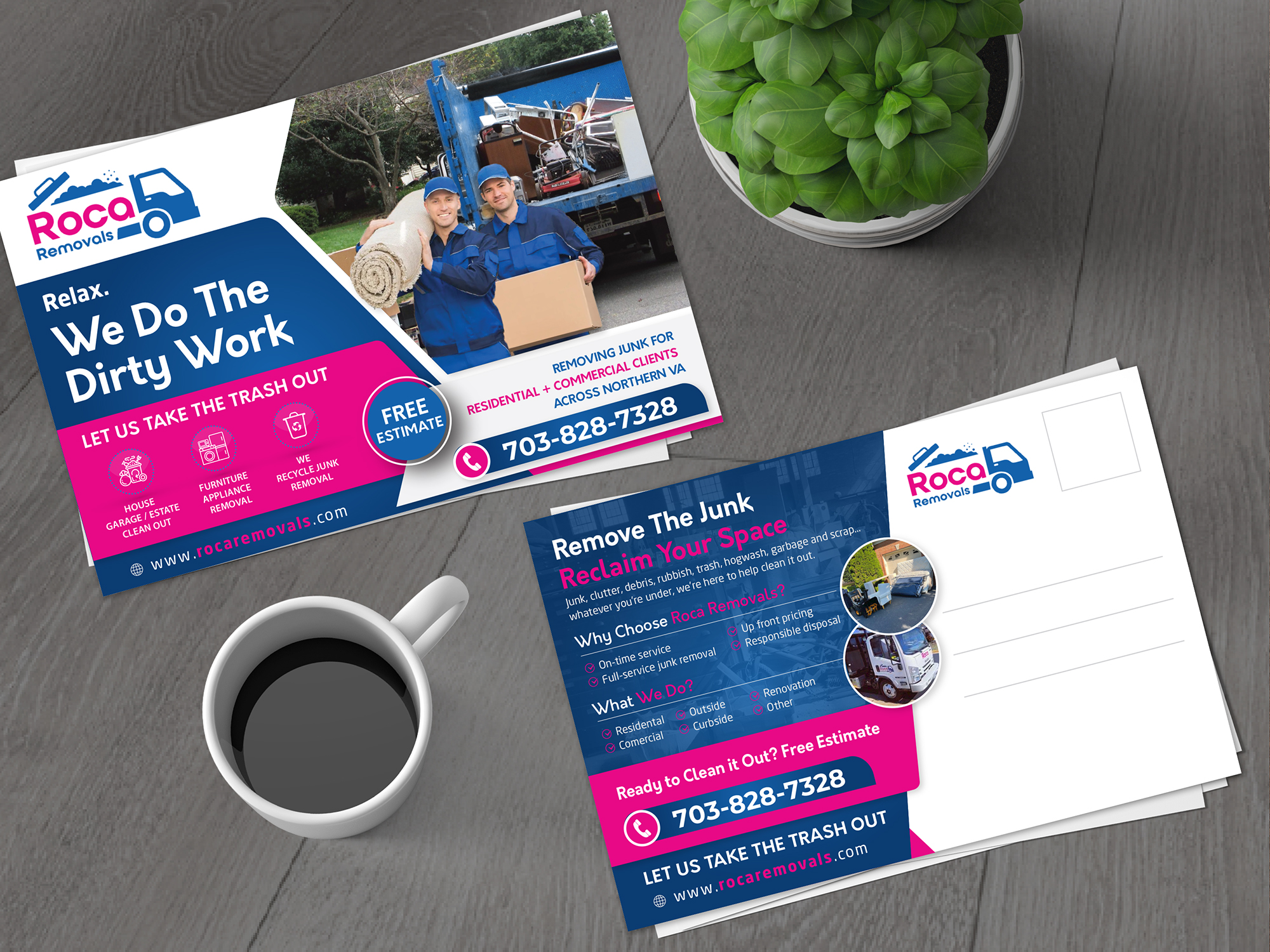 Diseño de Postal por alex989 para Roca Removals | Diseño #29265424