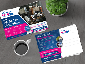 Postcard Design by alex989 for Roca Removals | Design: #29265761