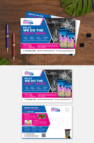 Postcard Design by debdesign for Roca Removals | Design: #29254103