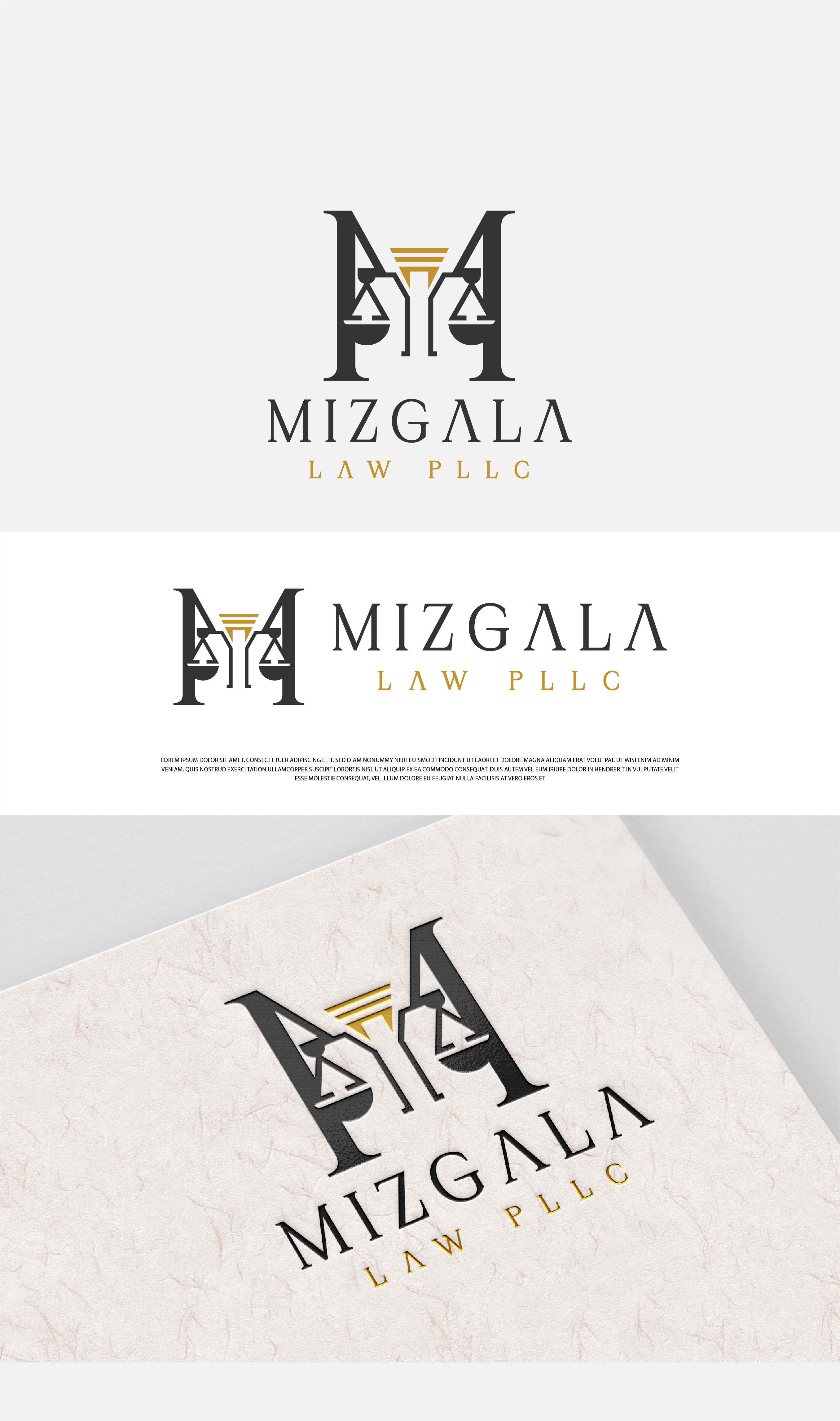 Logo Design by one1.fz for Mizgala Law PLLC | Design #29257101