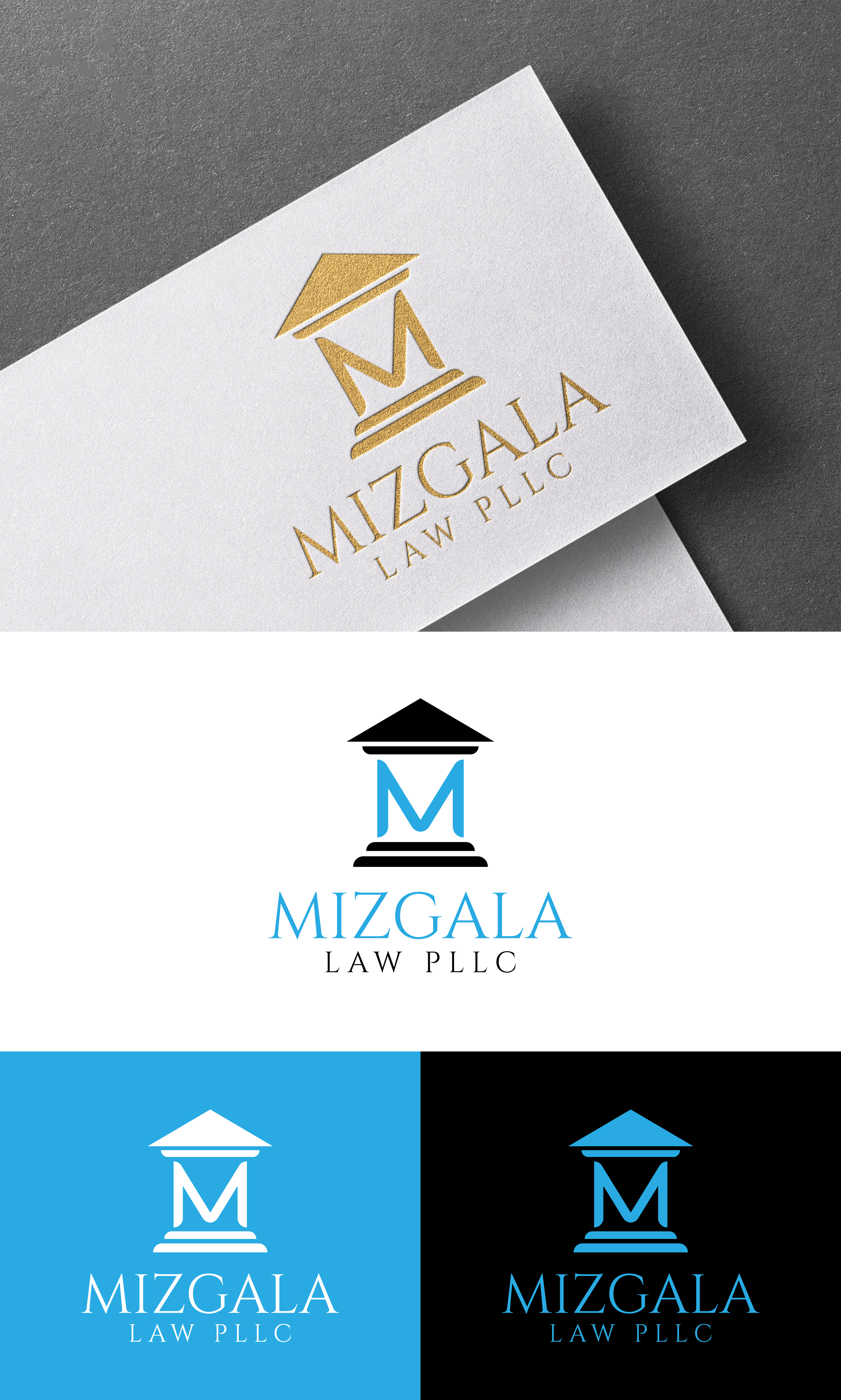 Logo Design by Mongsh for Mizgala Law PLLC | Design #29264242