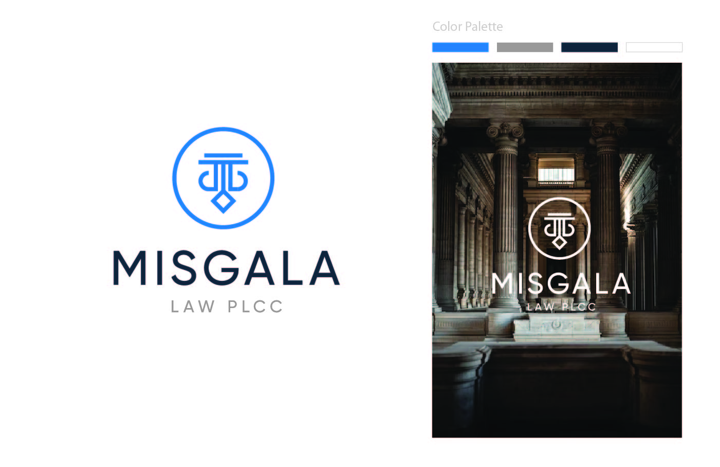 Logo-Design von Neutra für Mizgala Law PLLC | Design #29257799