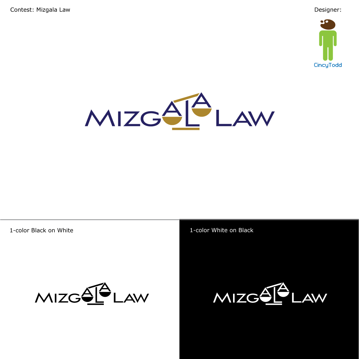 Logo Design by cincytodd for Mizgala Law PLLC | Design #29261158