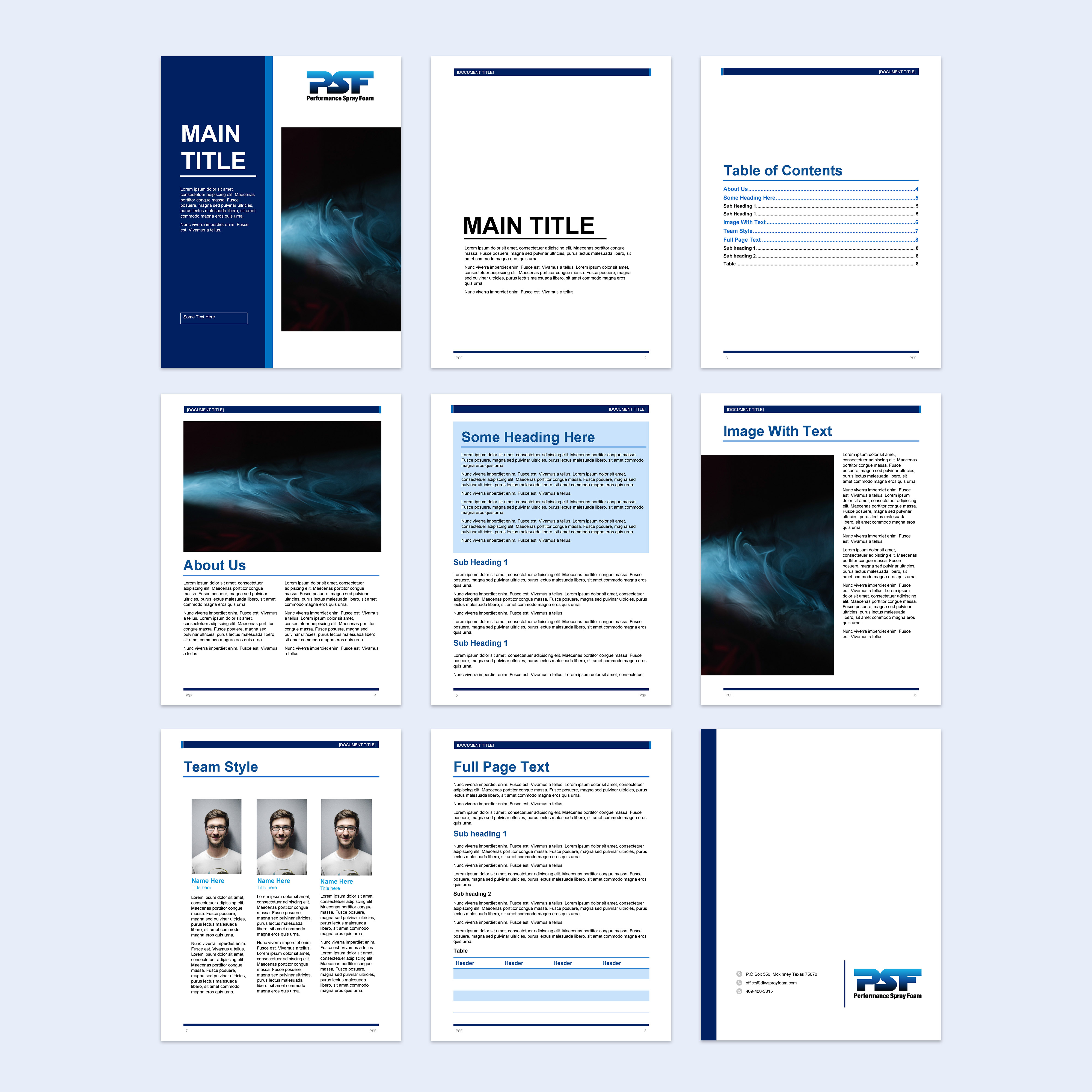 Word Template Design by JanuXart for this project | Design #29279820