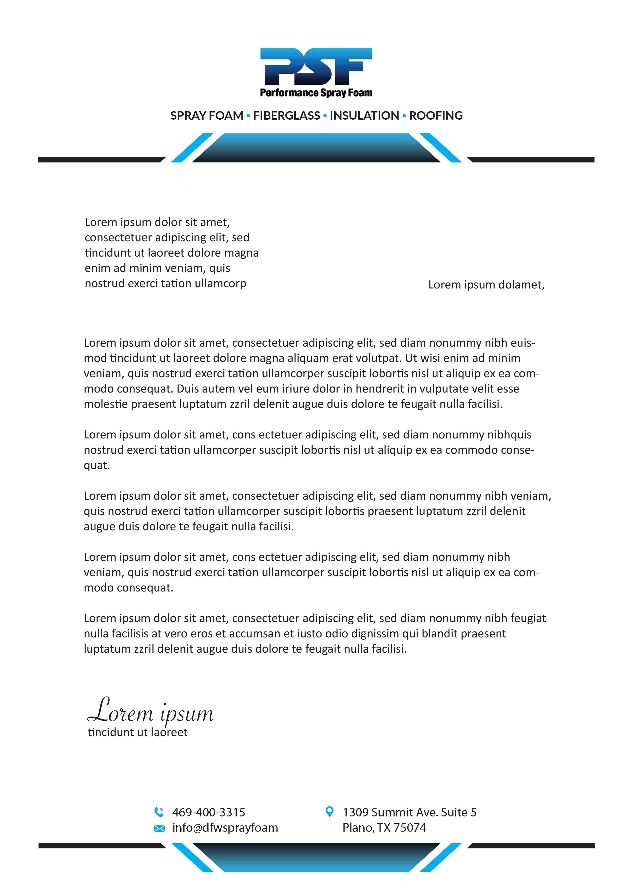 Word Template Design by Creative D2024 for this project | Design #29287674