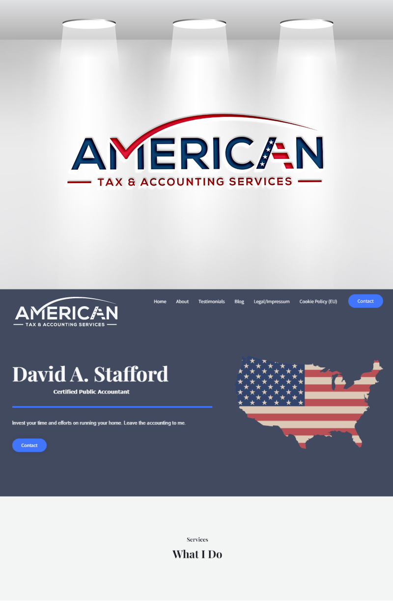 Logo Design by kikostora for American Tax and Accounting Services | Design #29270035