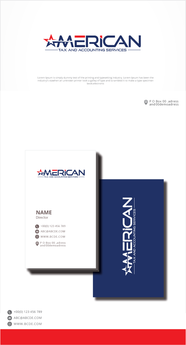Logo Design by graphicevolution for American Tax and Accounting Services | Design #29265557