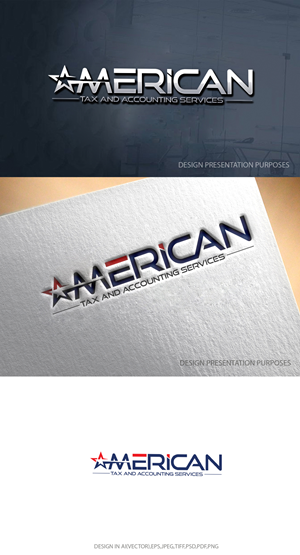 Logo Design by graphicevolution for American Tax and Accounting Services | Design: #29265558