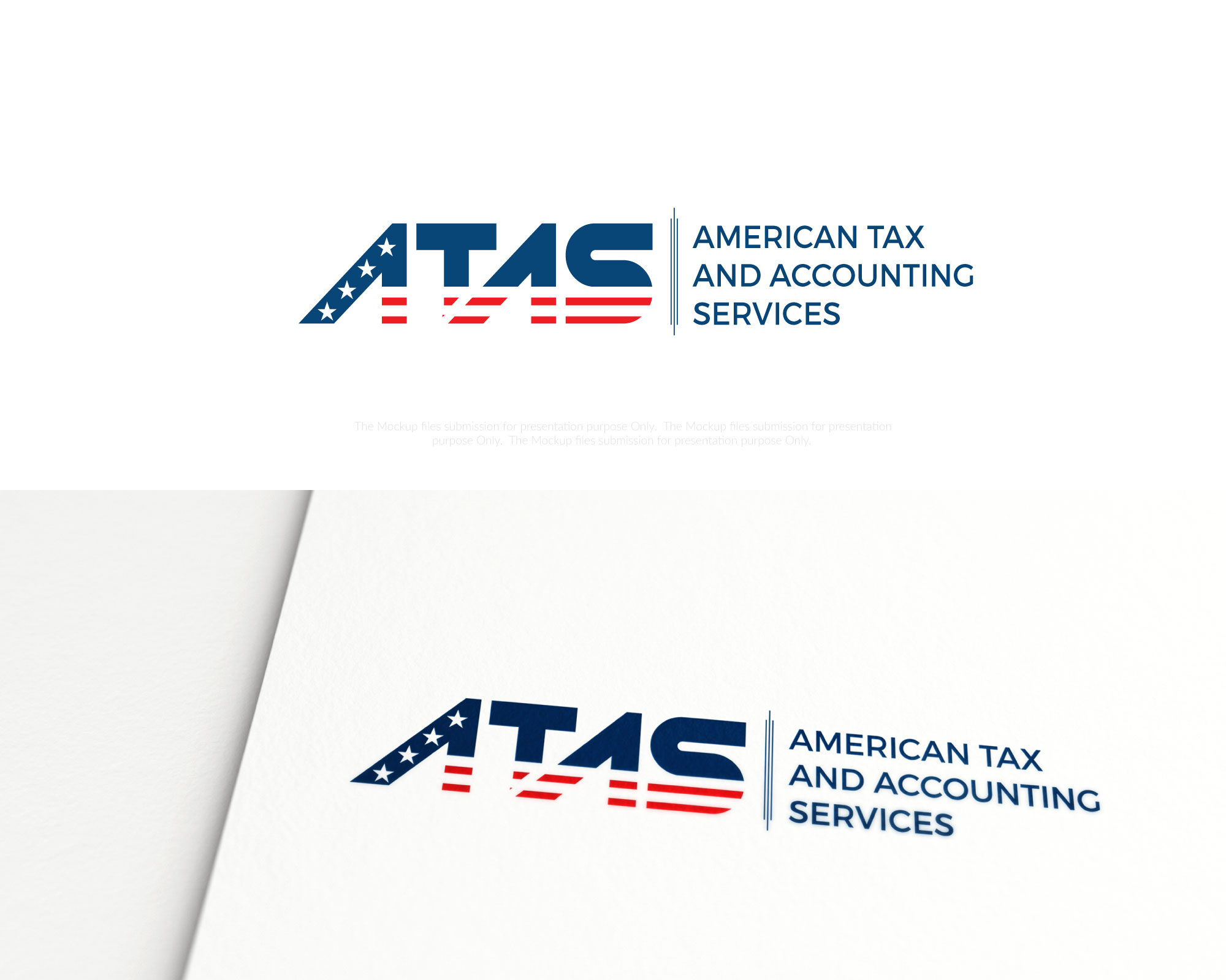 Logo Design by UMBRA Designs for American Tax and Accounting Services | Design #29265264